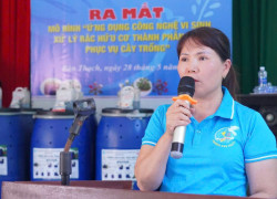 HỘI LHPN PHƯỜNG RA MẮT MÔ HÌNH XỬ LÝ RÁC...