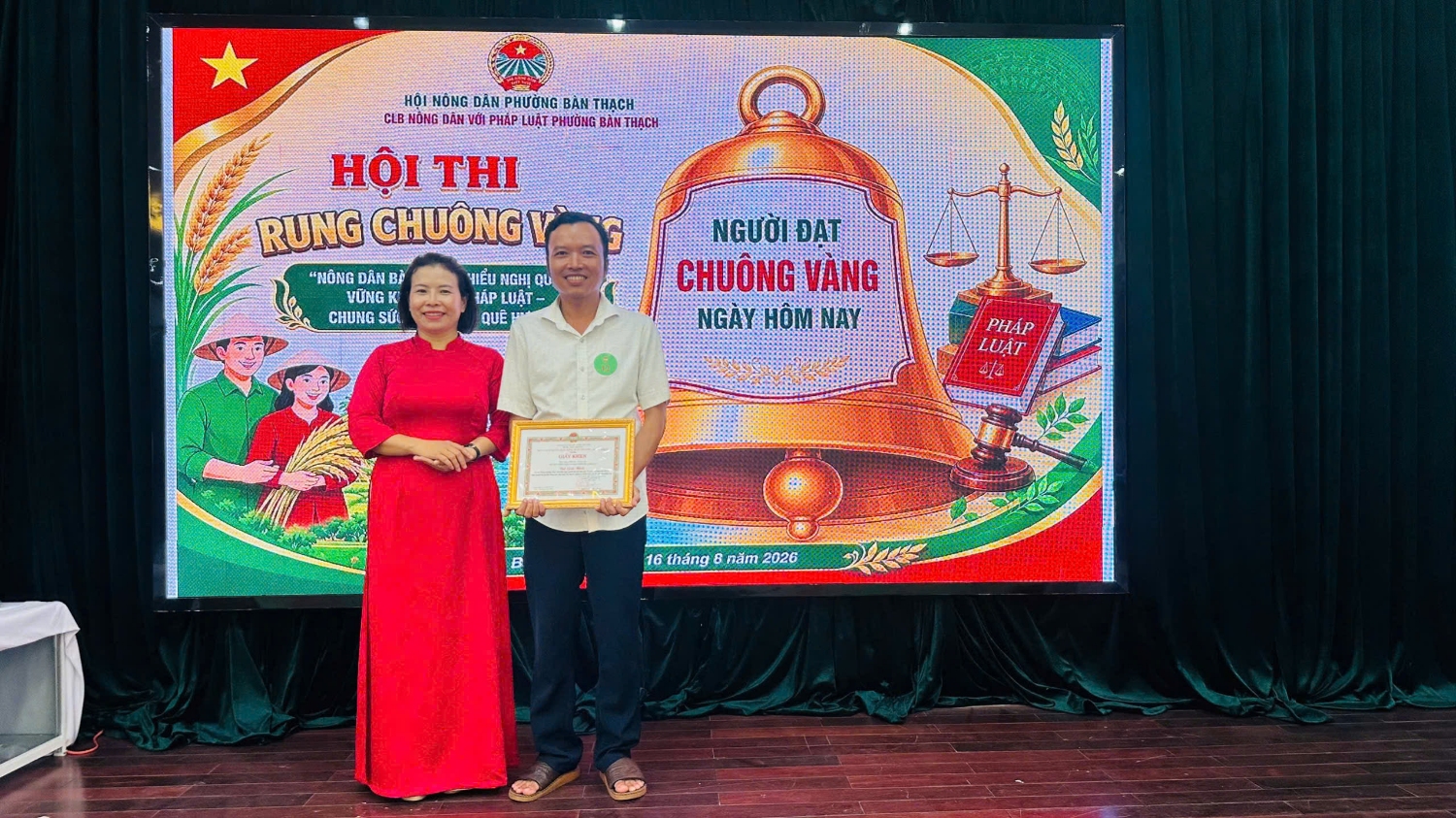HỘI NÔNG DÂN PHƯỜNG BÀN THẠCH TỔ CHỨC HỘI THI “RUNG CHUÔNG VÀNG”